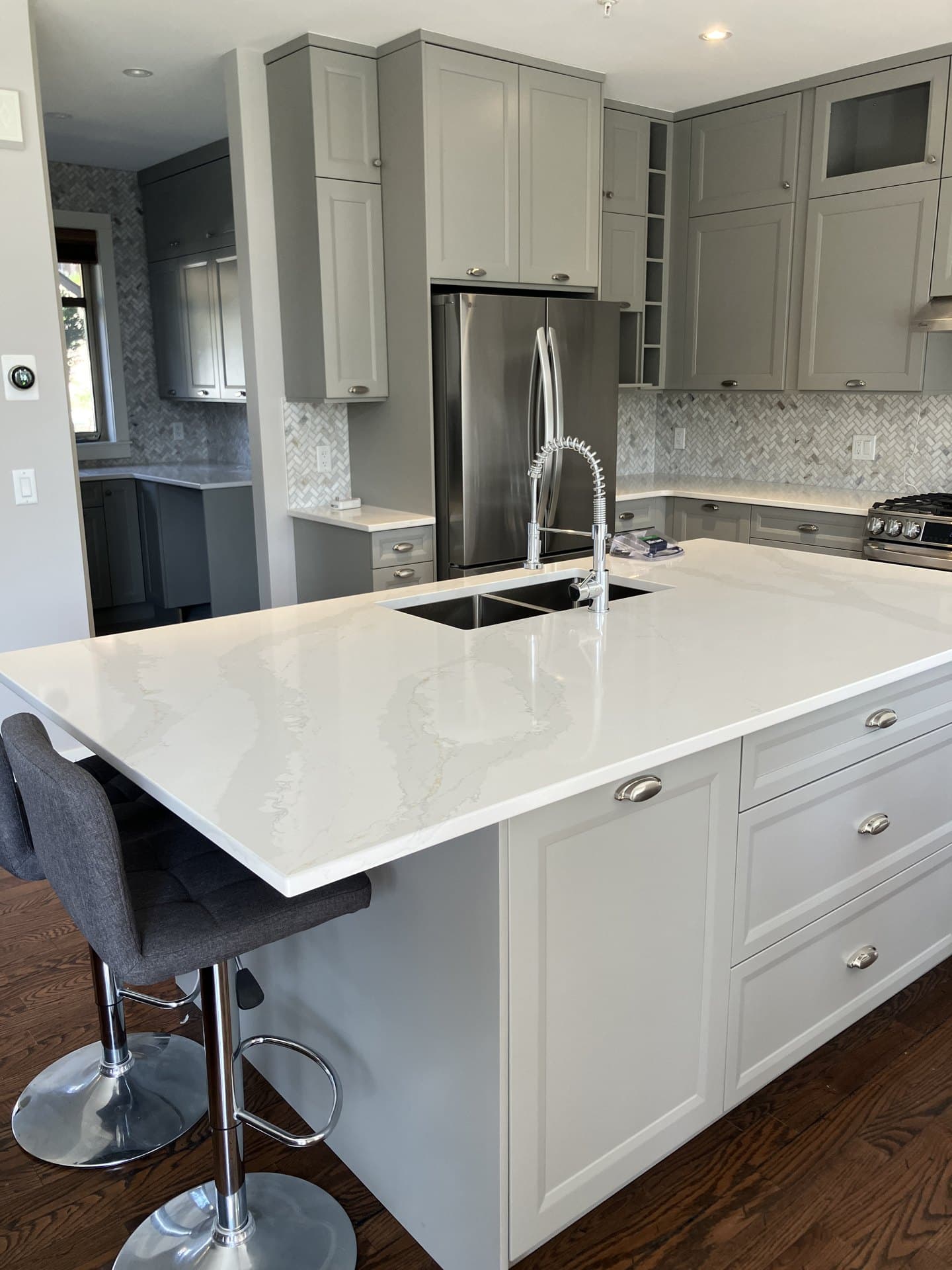 Kitchen island and cabinetry