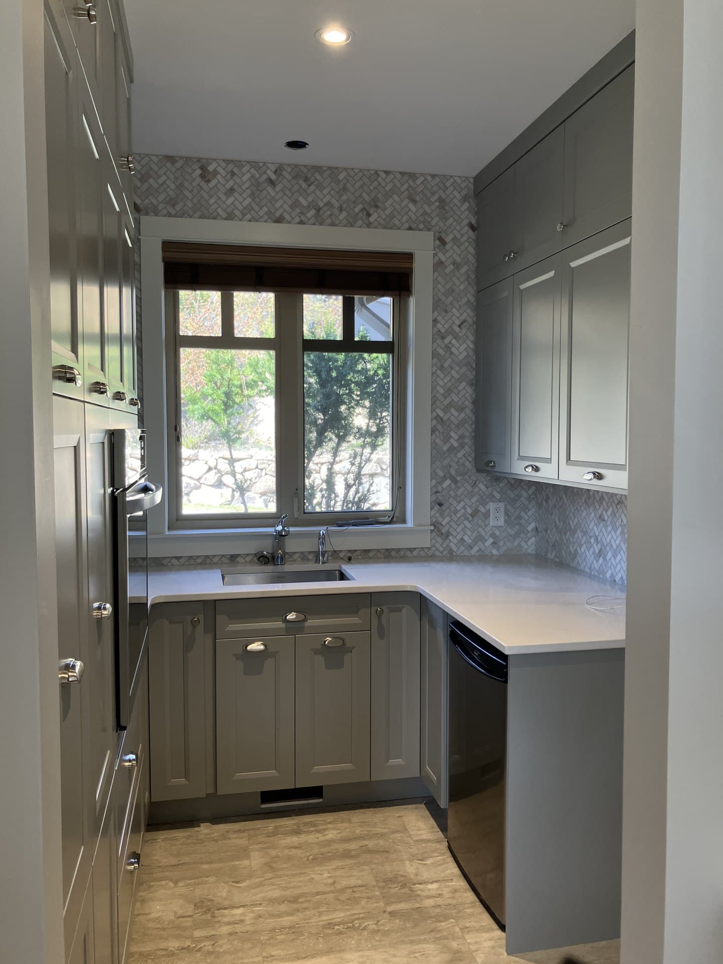 Kitchen window and counters