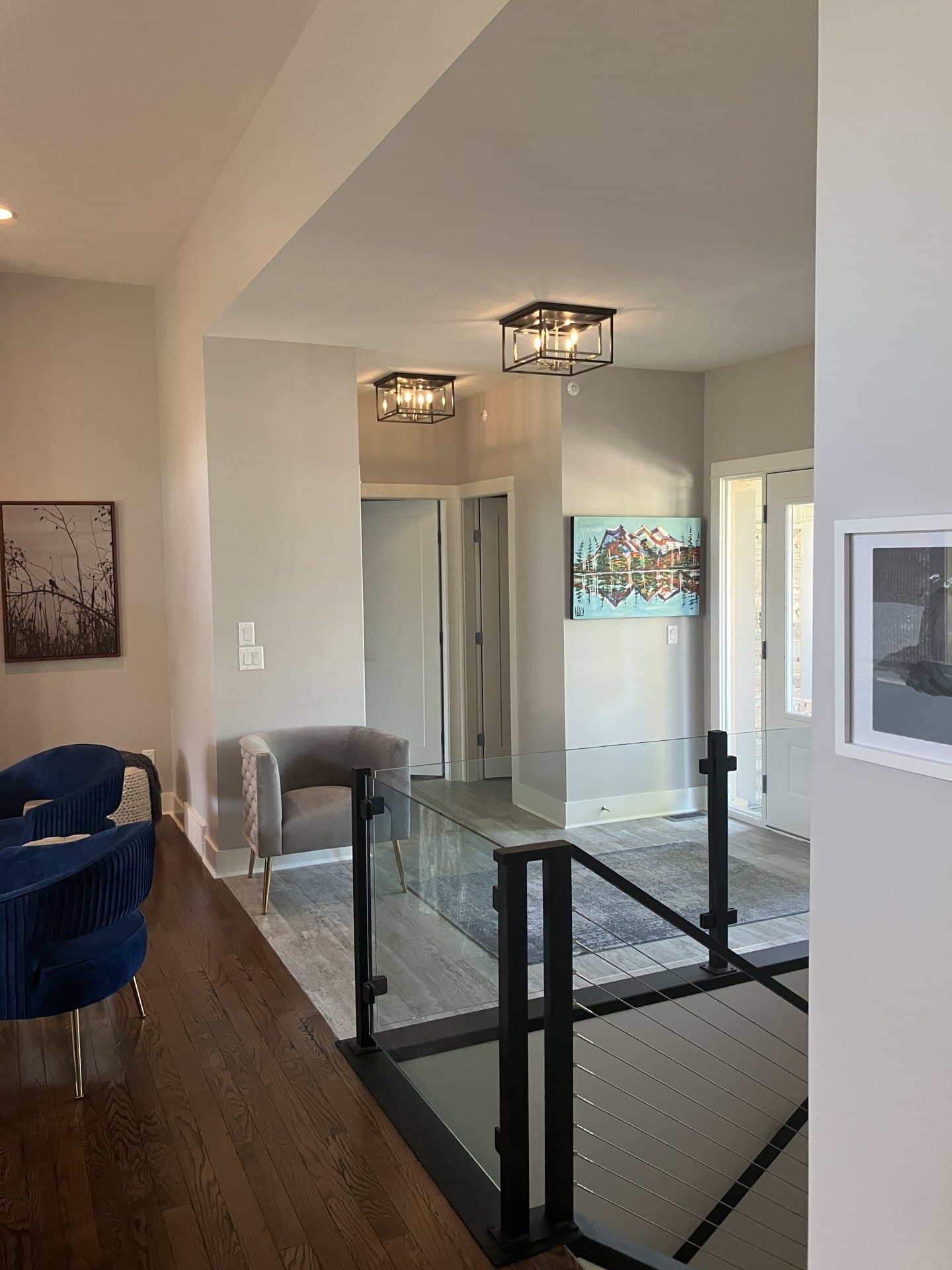Upper landing and stairs